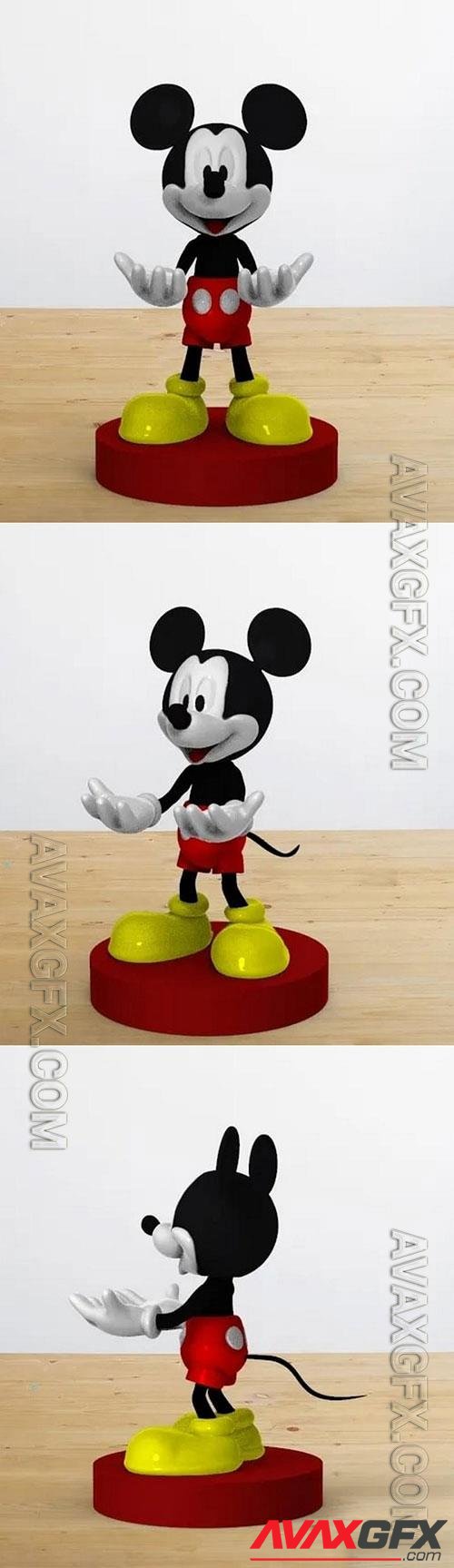 3D Print Smartphone Stand Mickey Mouse