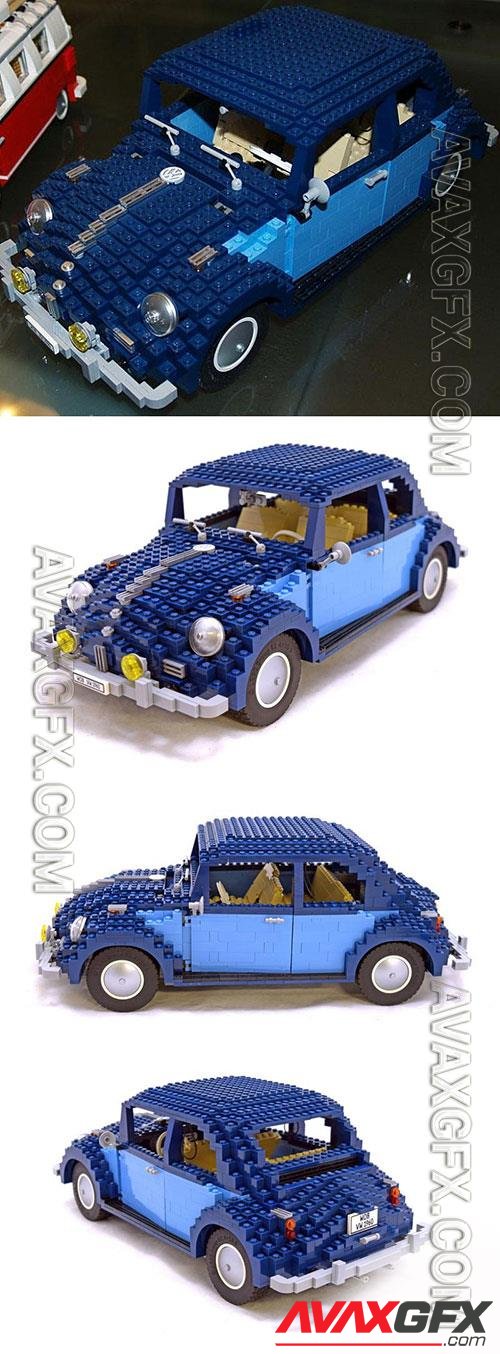 3D Print Volkswagen Beetle Lego