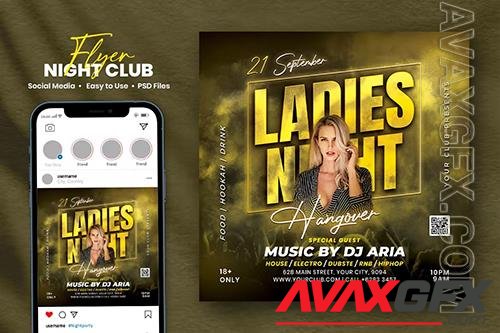 Aria - Night Club Flyer
