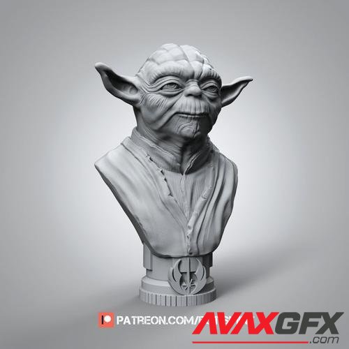 Master Yoda Bust – 3D Print