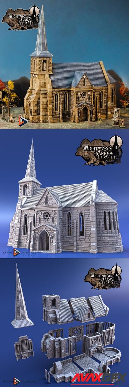 Wightwood Abbey Church – 3D Print