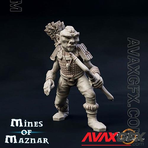 3D Print Goblin Archer Version C