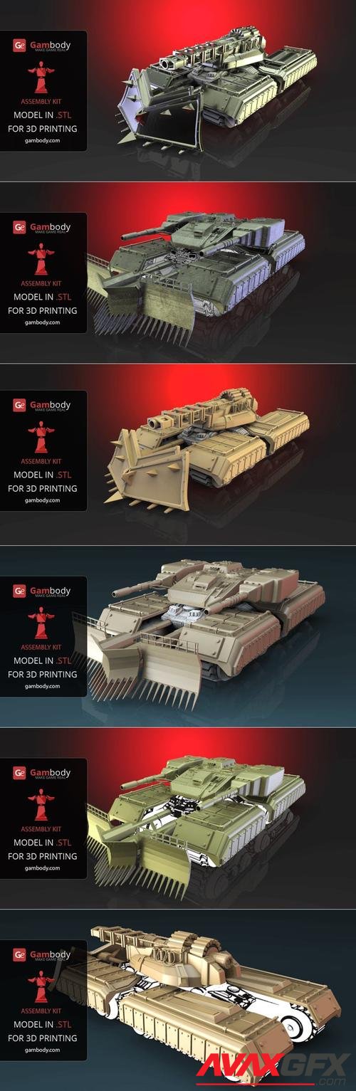 Mammoth Tank Accessories - Set 1-2 – 3D Print