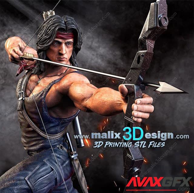 Rambo Sylvester Stallone 3D Print