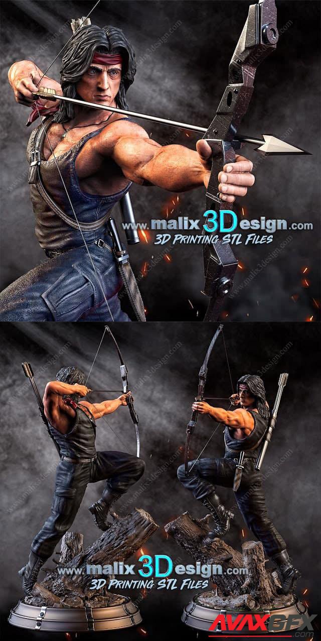 Rambo Sylvester Stallone 3D Print