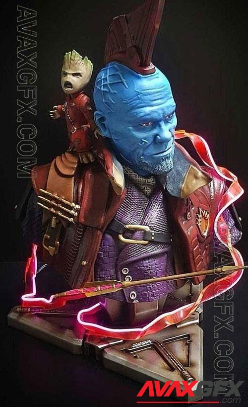 3D Print Yondu Udonta Bust