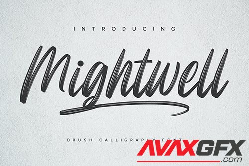 Mightwell - Brush Font