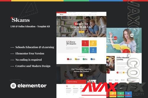 TF Skans - Learning & Online Education Elementor Template Kit 37116377