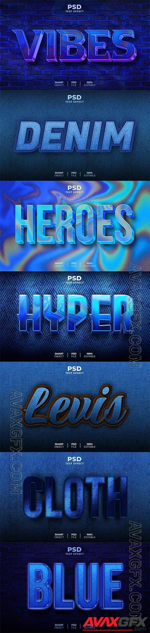 Psd text effect set vol 660