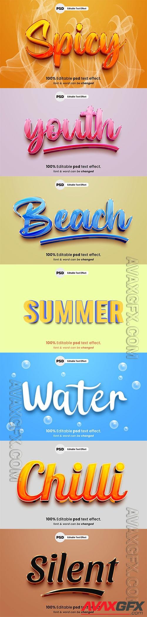 Psd text effect set vol 657