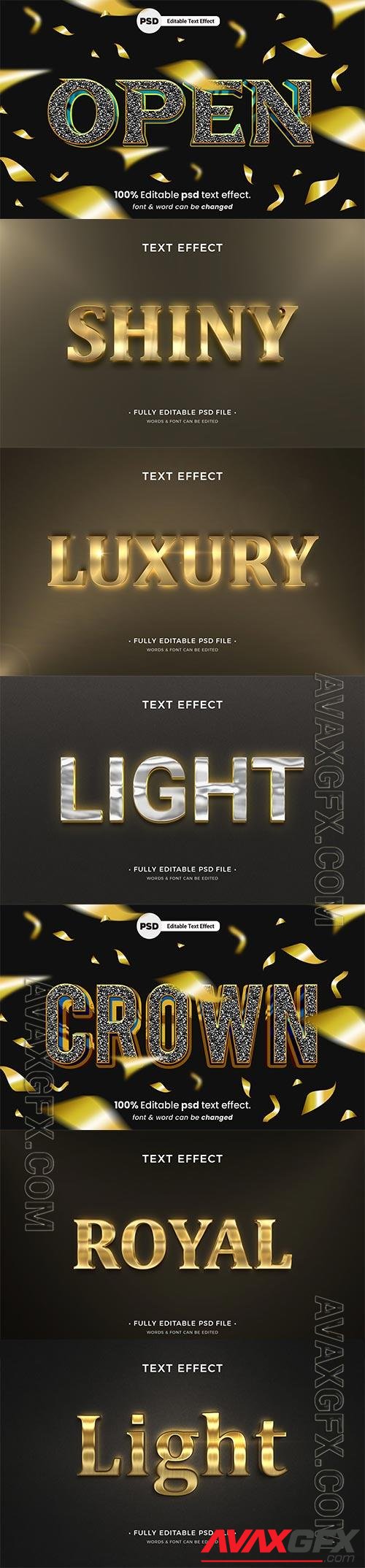 Psd text effect set vol 651