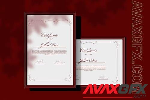 Certificate Mockup