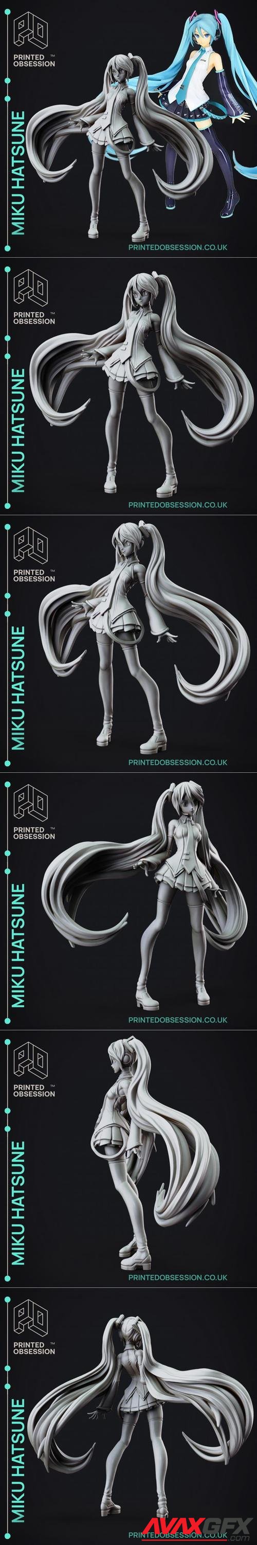 Miku Hatsune Volcaloid – 3D Print