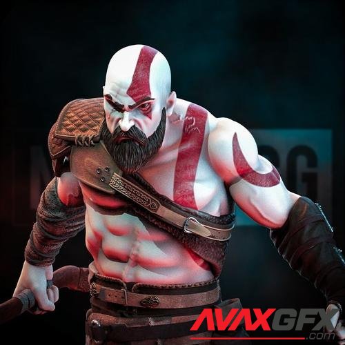 Kratos - God of War - Fan Art – 3D Print