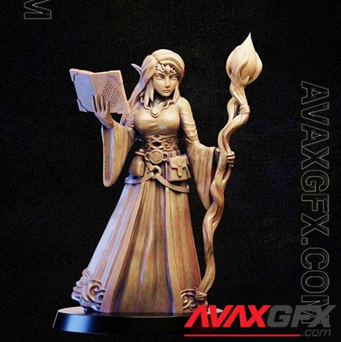 3D Print Model Elf mage