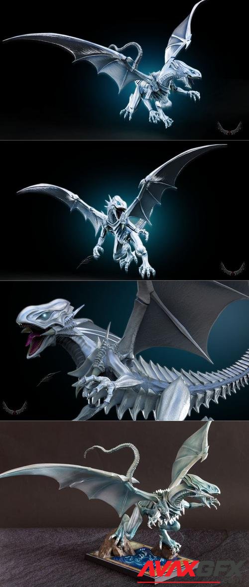 Blue Eyes White Dragon - Yugioh – 3D Print