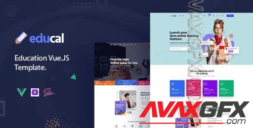 Educal - Online Learning and Education Vue js Template 37099827