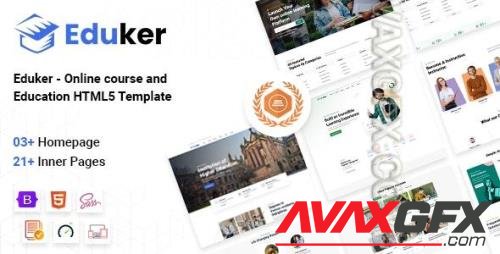 Eduker – Online Course & Education HTML5 Template 36500483