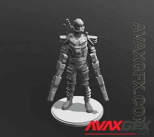 3D Print Model Captain MK2 TTS