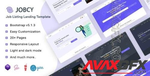 Jobcy - Job Board HTML Template 36079342