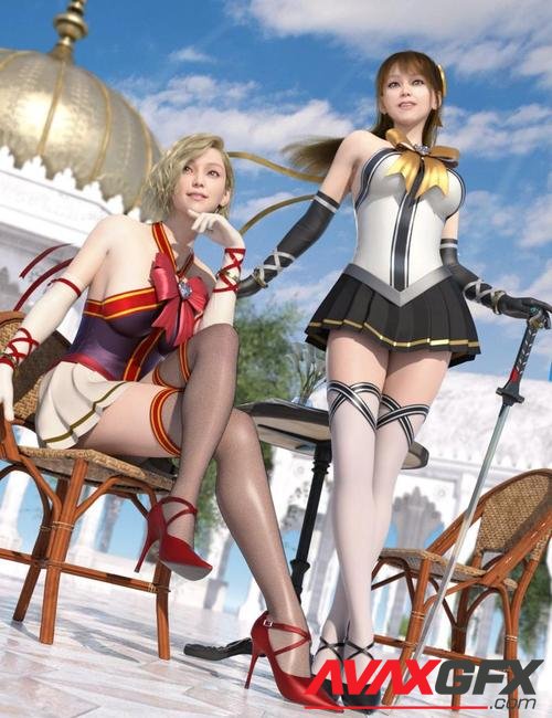 SVM's Pretty Ribbon Suit for Genesis 8 and 8.1 Females
