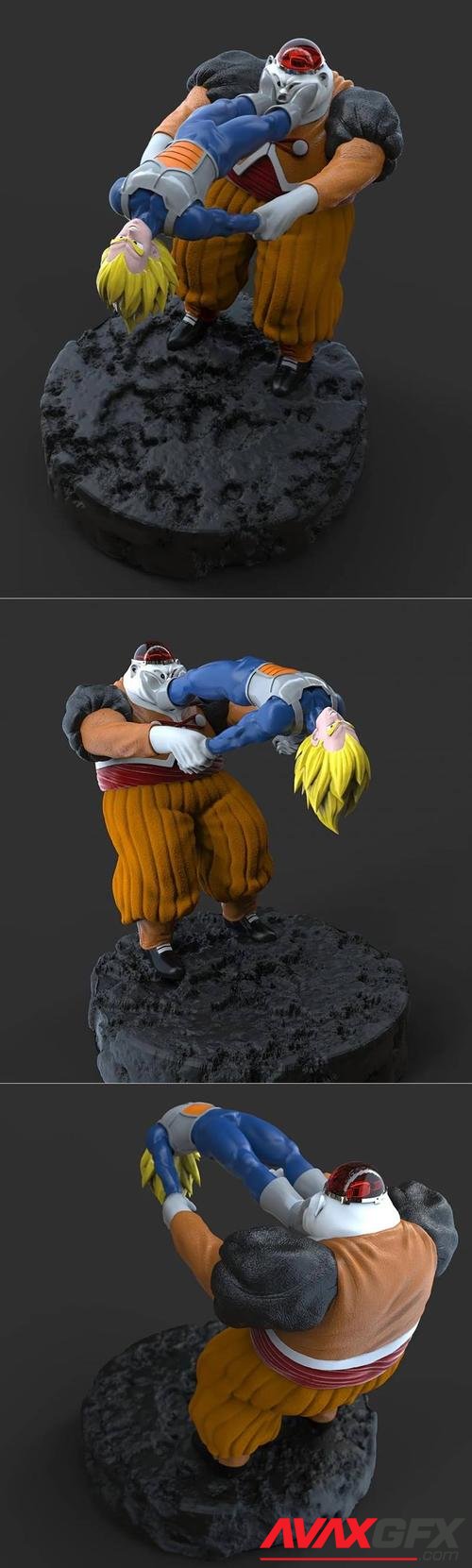 Vegeta vs Android 19 – 3D Print