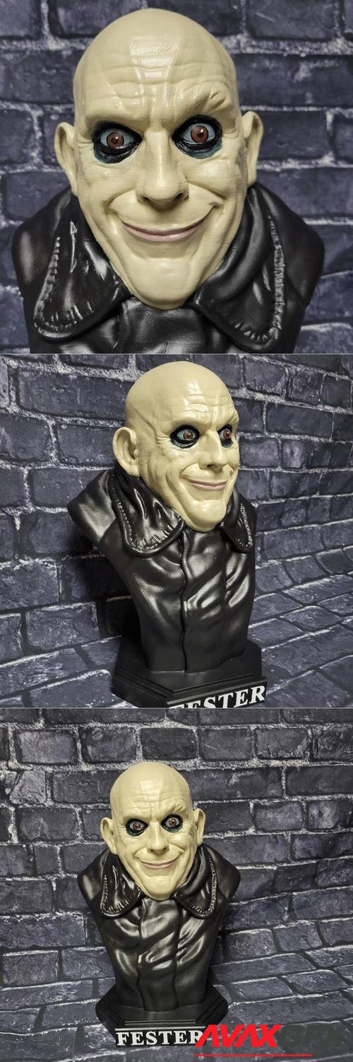 Fester Addams Bust – 3D Print