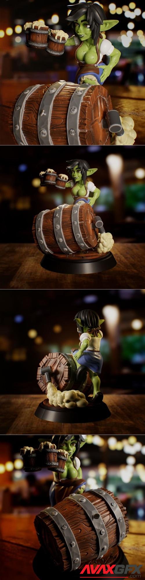 Goblin Bar Maid – 3D Print