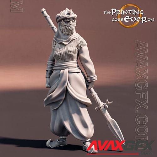 3D Print Model Southerner Spearman - A