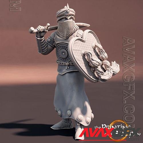 3D Print Model Southerner Warrior - A