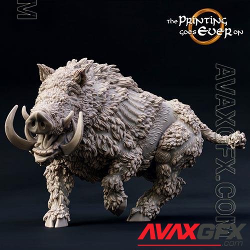 3D Print Model Great Boar