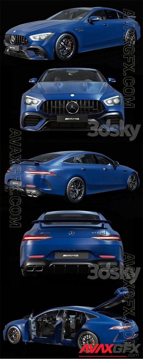 3D Model Mercedes AMG GT 63 S