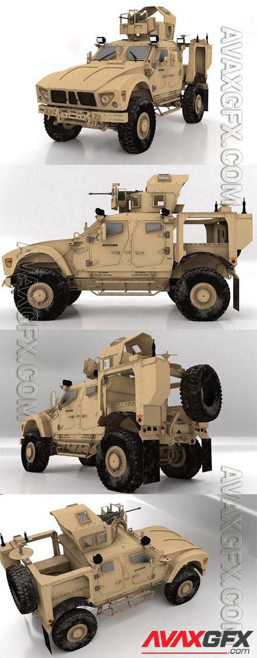 3D Model MRAP Oshkosh