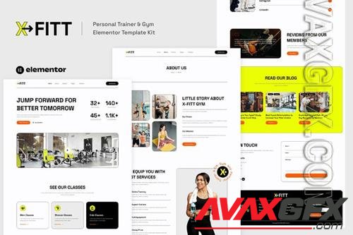 TF X-Fitt - Personal Trainer & Gym Elementor Template Kit 37097889