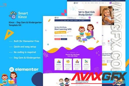 TF Kinco - Day Care & Kindergarten Elementor Template Kit 36911152