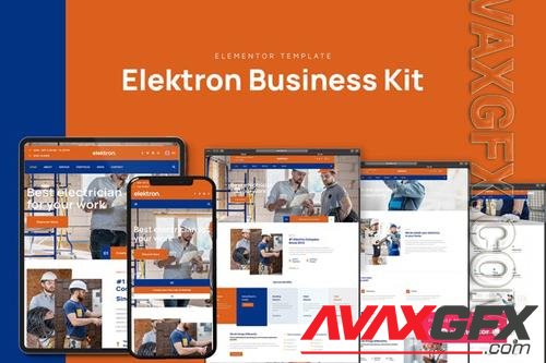 TF Elektron - Electric Company & Business Elementor Template Kit 37062639