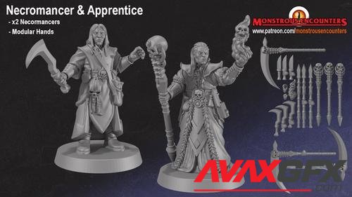 Necromancer and Apprentice Frostgrave – 3D Print