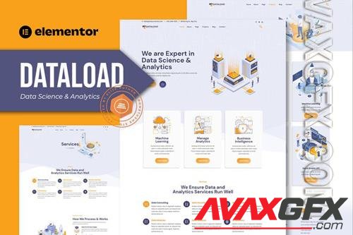 TF Dataload - Data Science & Analytics Elementor Template Kit 36979173