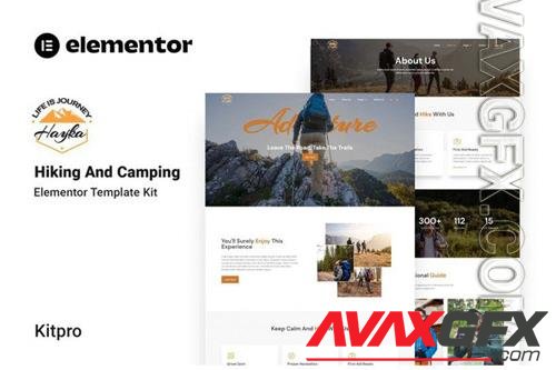 TF Hayka - Hiking & Camping Elementor Template Kit 36863002