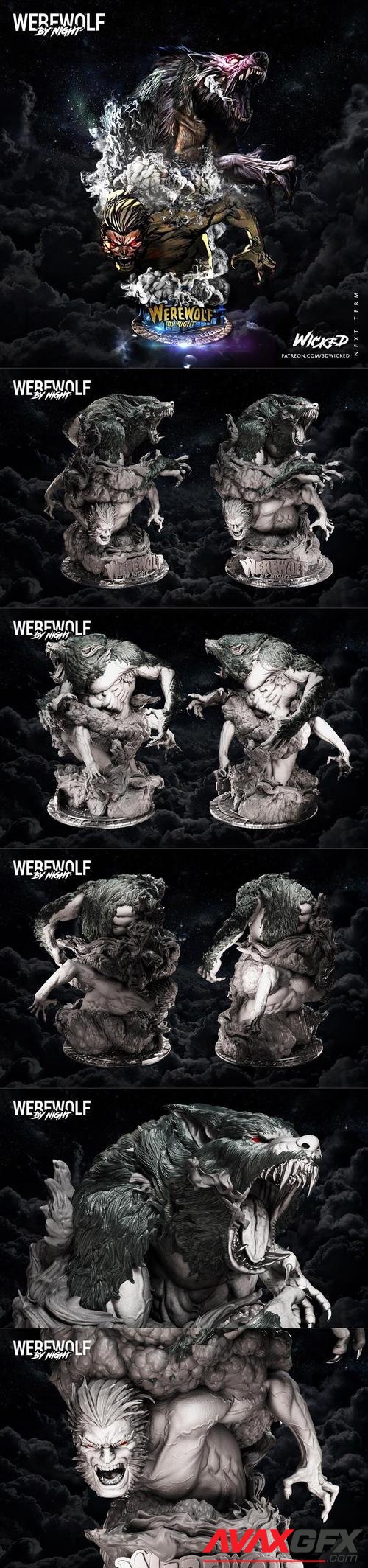 Wicked - Werewolf Bust – 3D Print