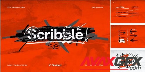 Scribble Set (150+ Elements) - 7225935