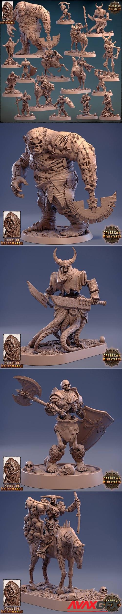 Daybreak Miniatures - Unliving Horde of Dreadmarsh – 3D Print