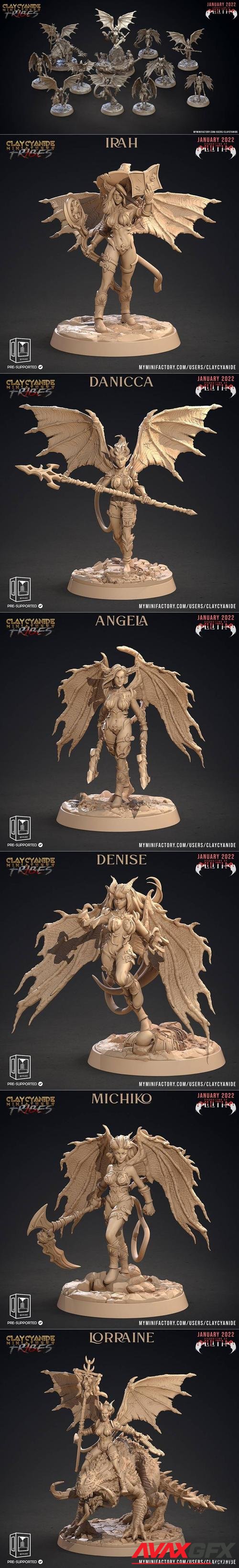 Clay Cyanide Miniatures - Daughters Of Lilith January 2022 – 3D Print