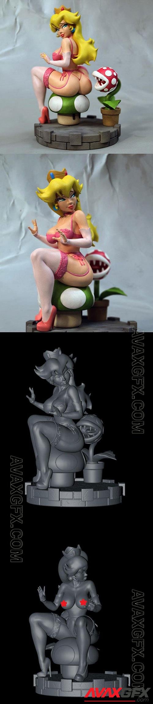 Sexy Peach 3D Print Model