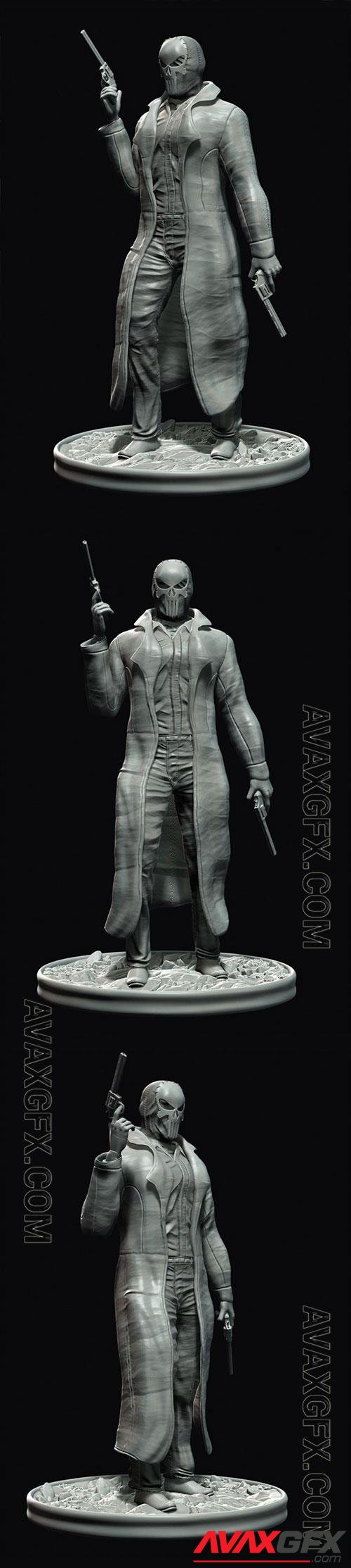 Punisher Noir 3D Print Model