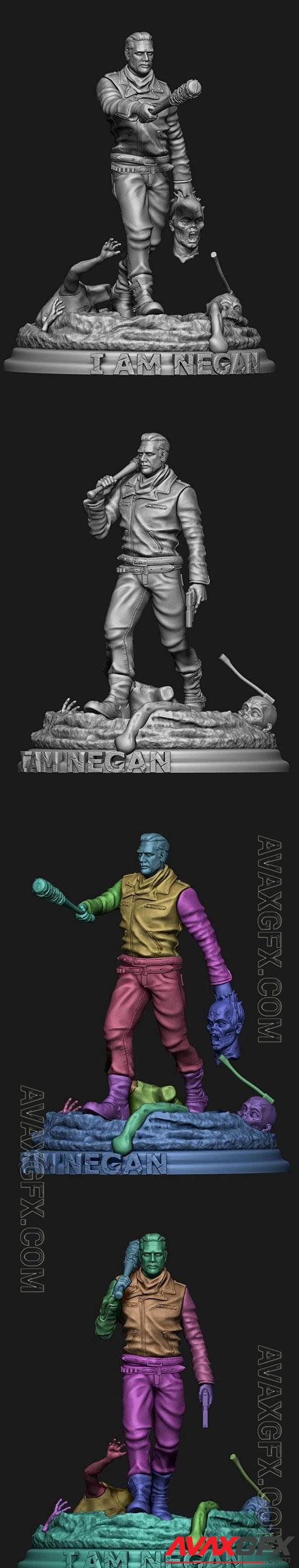 Negan - The Walking Dead 3D Print Model