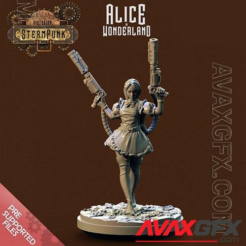 Alice in Wonderland 3D Print Model