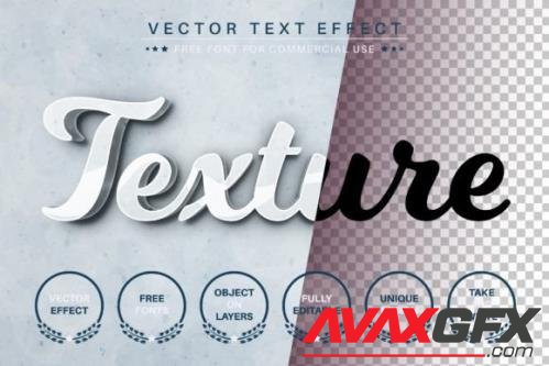 Texture - Editable Text Effect, Font - 7231195