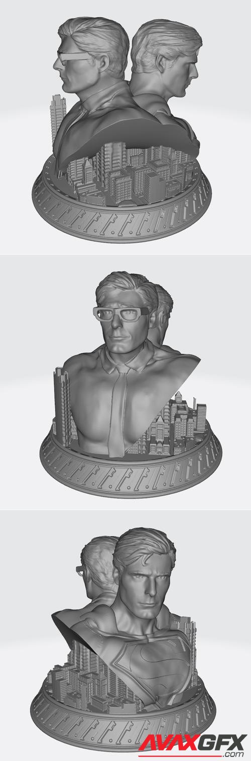 Kent Supes Bust – 3D Print