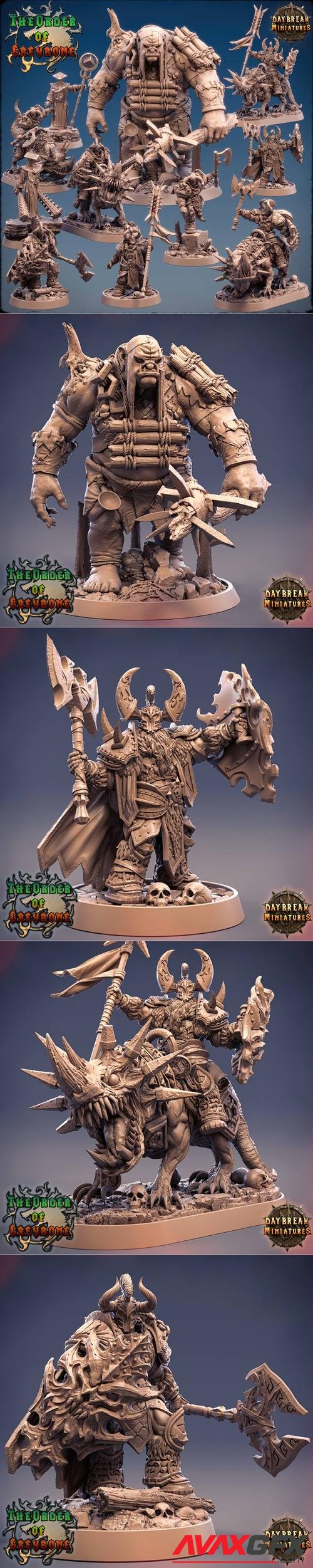 Daybreak Miniatures - The Order of Greybone – 3D Print